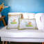 Housse de coussin réversible en velours à imprimé animal-100498916