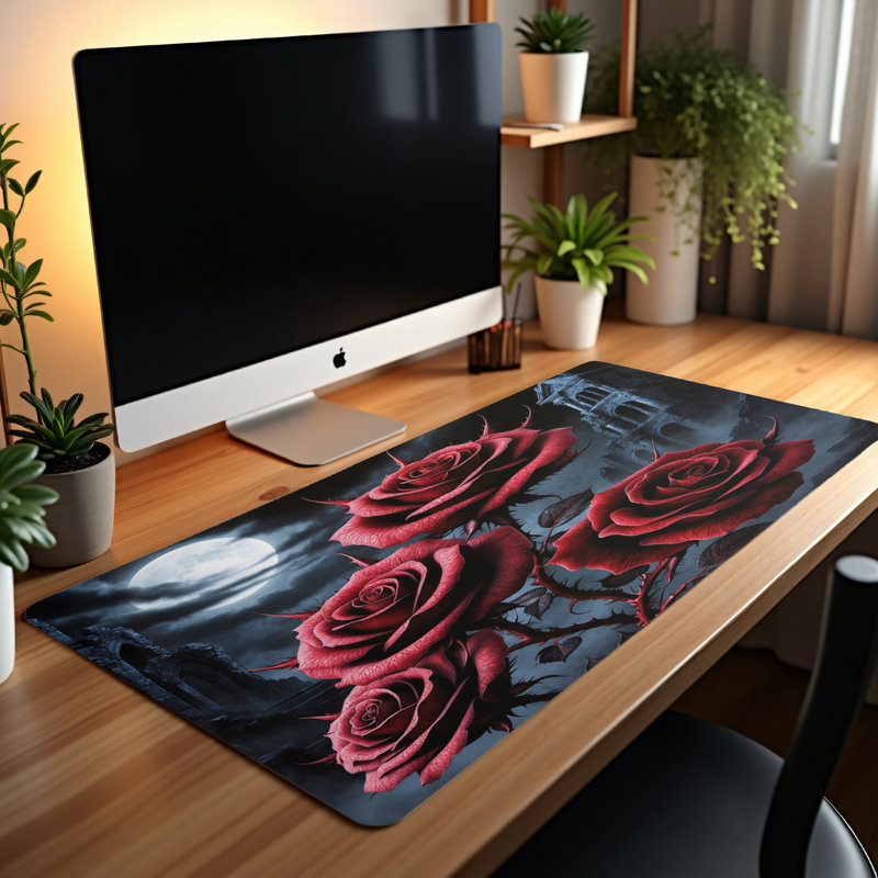 Polyester Desk Pad, 31.5x15.5