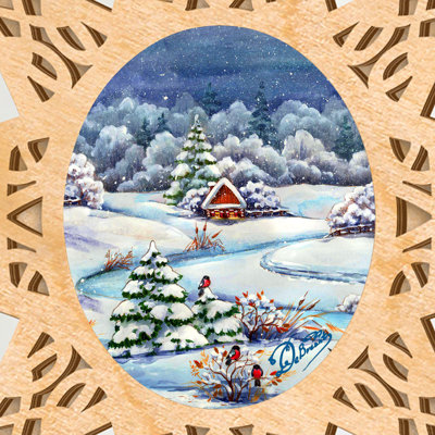 16.5'' Wood Shatterproof Tree Topper
