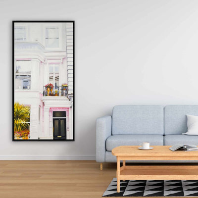 West Coast Houses Print On Canvas