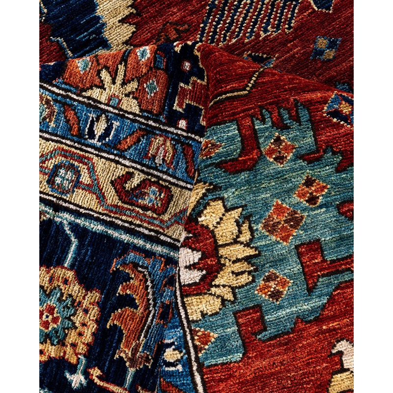 Serapi One-of-a-Kind Rectangle 9'x 11'9" Hand Knotted Area Rug