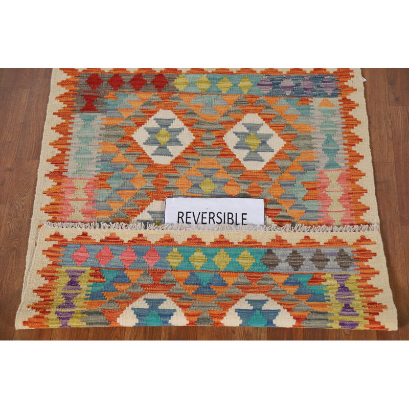 South Western Kilim Oriental Accent Rug 3x4