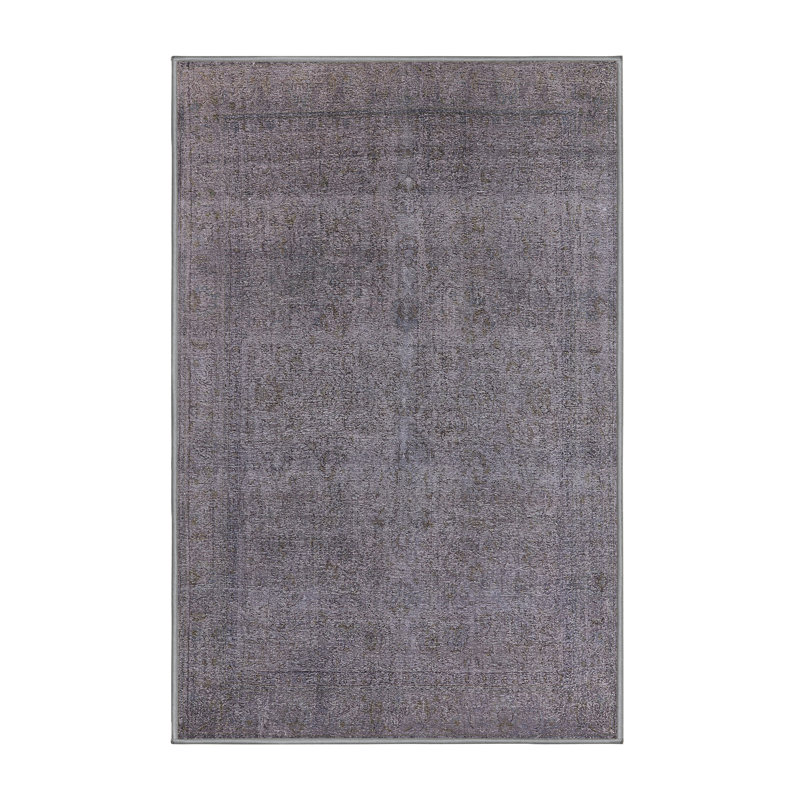Tapis oriental gris Mariko, Tapis de couloir 2 pi x 5 pi