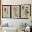 Botanical Array IV - Toile tendue avec châssis sur mesure - 3 pièces-1955093307-1955093305