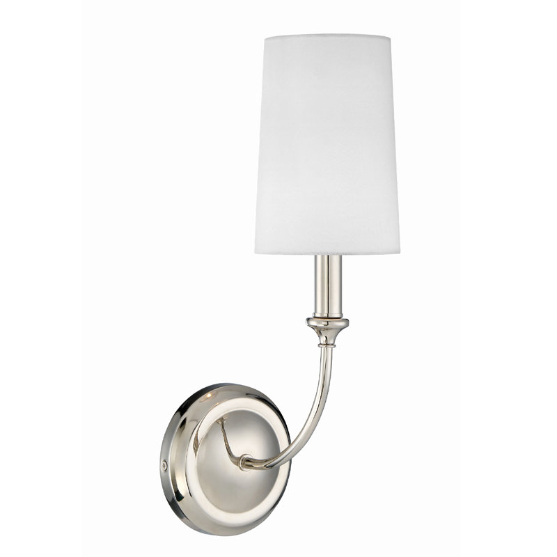 Sylvan 1 Light Wall Sconce, Polished Nickel