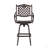 CAST ALUMINUM BAR STOOL