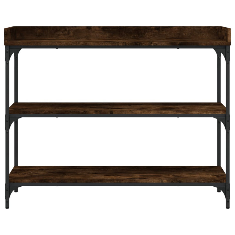 Nyal Console Table, Smoked Oak, 80 H x 100 W x 30 D cm