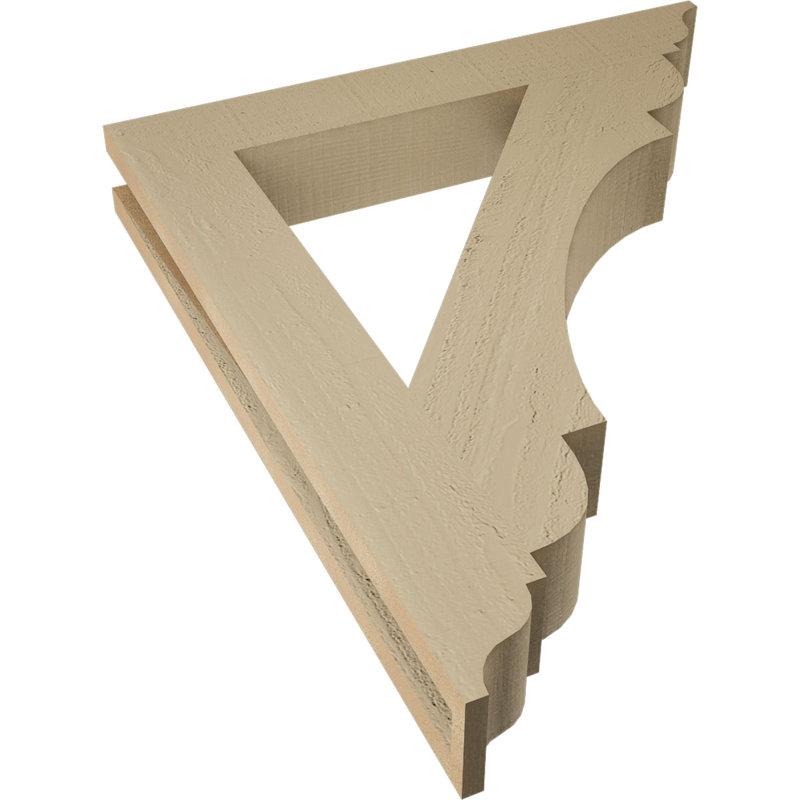 Support en bois de cèdre brut olympique Traditional, H 28 po x l 3,5 po x P 24 po