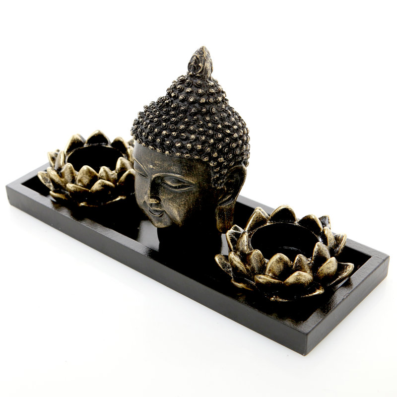 Bougeoirs de table Buddha Head