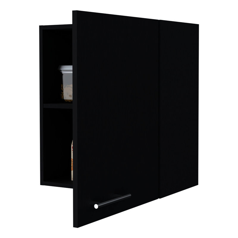 Armoire murale avec 1 porte Space, Noir