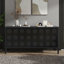Armoire 4 portes avec rangement, tablettes réglables