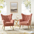 Avianna 29.25'' Wide Tufted Velvet Wingback Chair