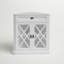 Janicki 31.5" W Corner Accent Cabinet with X-Overlay Glass Doors-1471809689