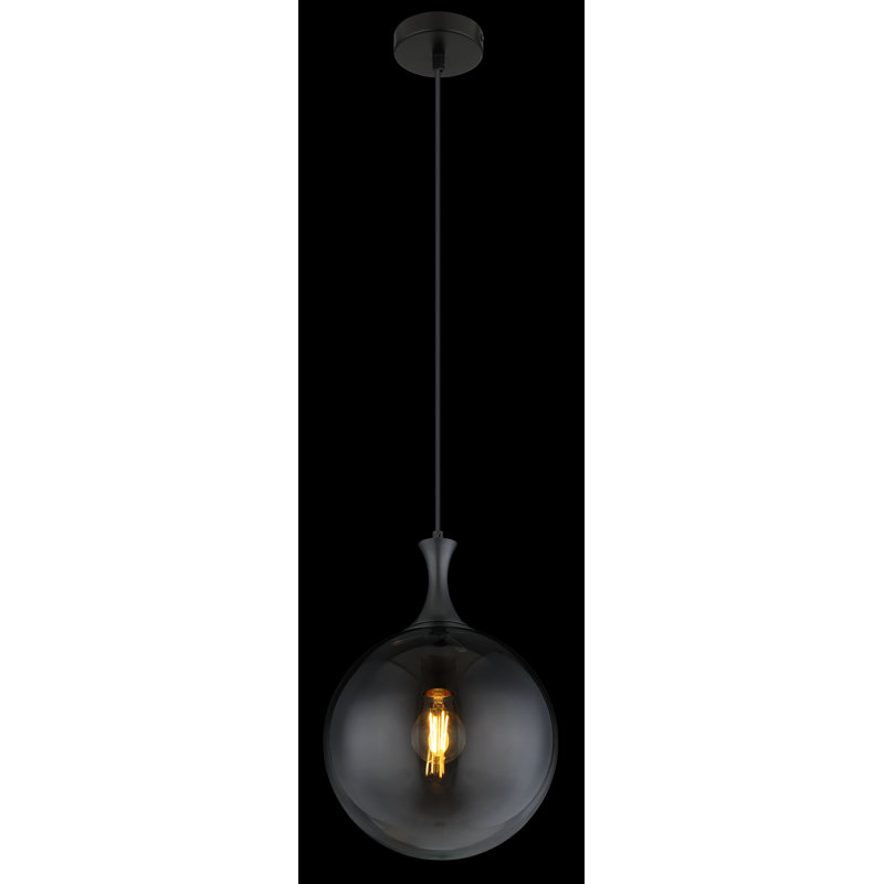 1 - Light Matte Black Pendant