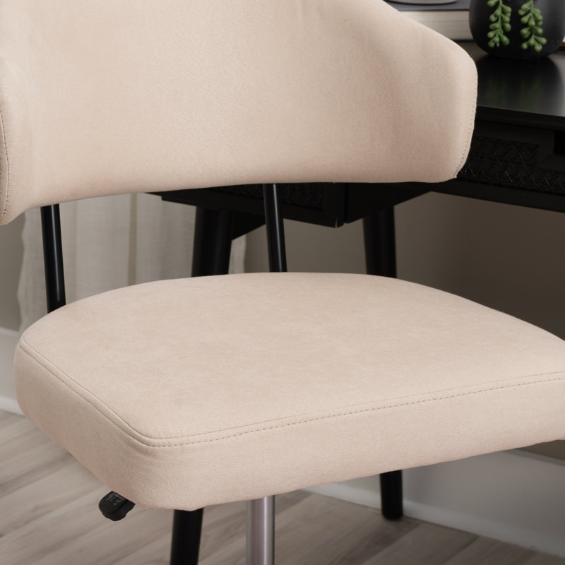 Tessa Swivel Office Chair, Beige