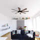Rogers 68'' 8 Blade Ceiling Fan with LED Light Kit