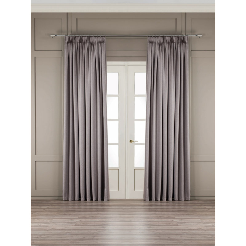 Scandinavia Room Darkening Sliding Panel, Gray, 94" x 118"