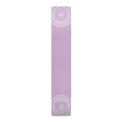 Anre Rectangle Geometric Polyester Table Runner