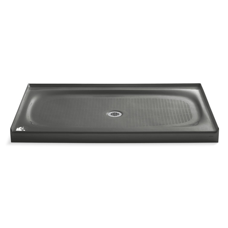Salient 60" x 36" Single Threshold Center Drain Shower Base