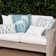 Escape Ocean Square Performance Pillow Cover & Insert