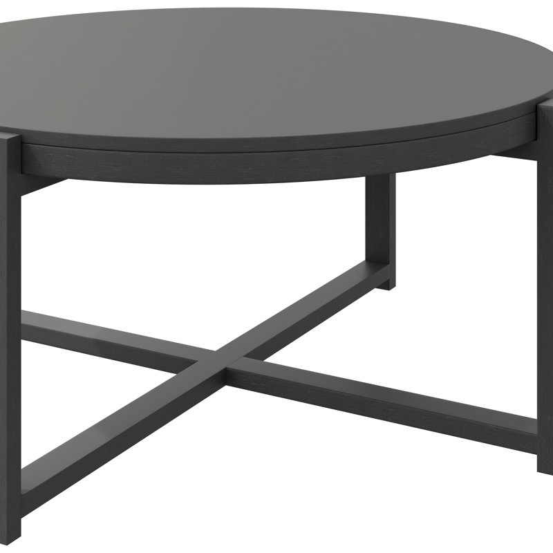 Table basse en bois massif, Gris