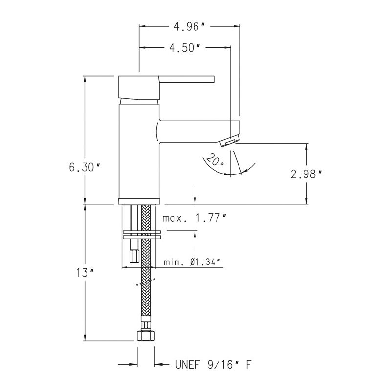 Drako Single-handle Bathroom Faucet