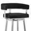 Tabouret de bar avec accoudoirs en similicuir et pieds en métal Kellum-1397640219-1397547020-1409053469