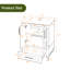 Meuble-lavabo simple autoportant 24 po avec plateau en céramique 24 po-2077880906