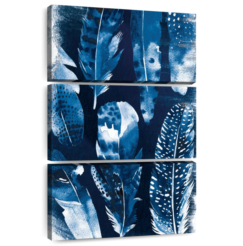 Kerner Midnight Blue Feathers