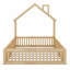 Lit plateforme avec garde-corps Wood House-475240714