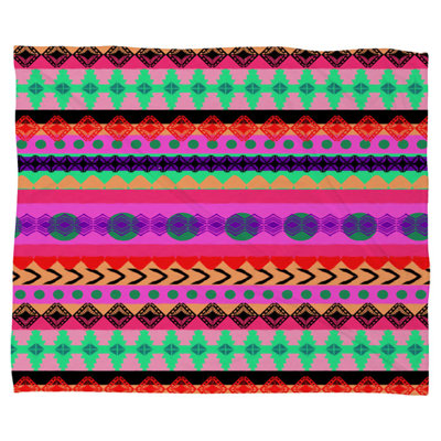 Jeté à rayures tribal Amy Sia