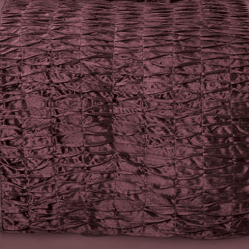 9‑Piece Luxury Ruched Satin Textured Transitional Complete Comforter Set, Queen Comforter + 8 Additional Pieces