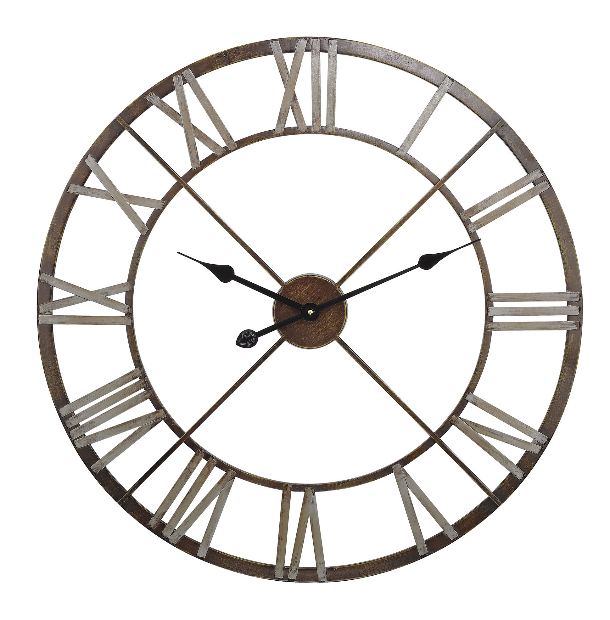 Joss & Main Darren Metal Wall Clock & Reviews | Wayfair