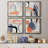 " Floating On Silk I " 4 - Pieces