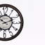 Horloge murale ronde 16 po, horloge murale, brun antique, transitionnel