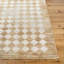 Dark Brown Modern Rug, Chequered Easy to Clean Rug For Living Room, Dining Room, Bedroom, Kitchen-1108810447