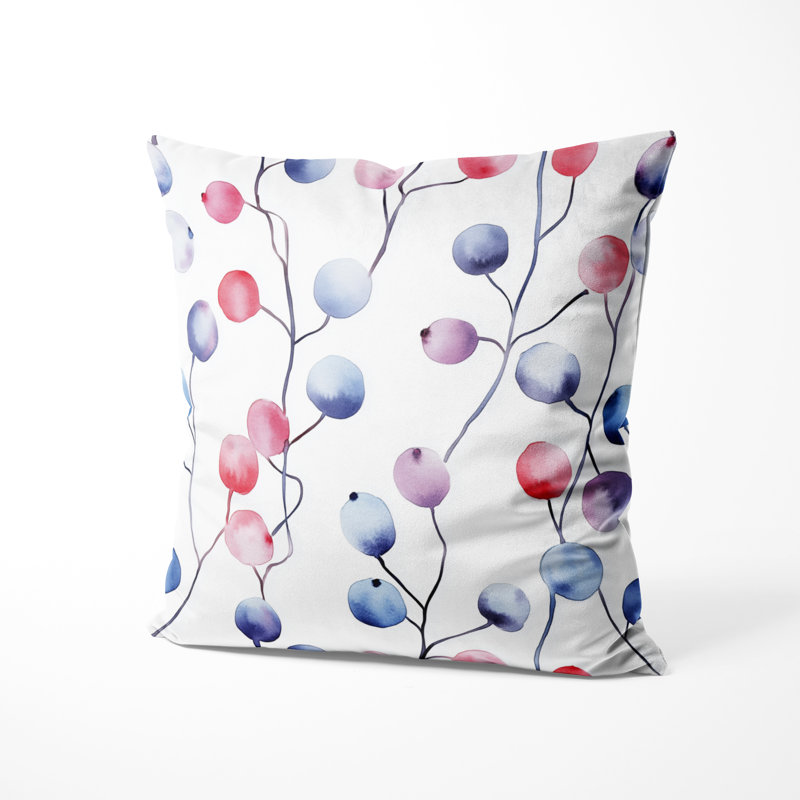 Coussin Floral, H 18 po x l 18 po