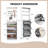 18 Pair Shoe Storage Cabinet with Mirror for The Entrance Or Hallway