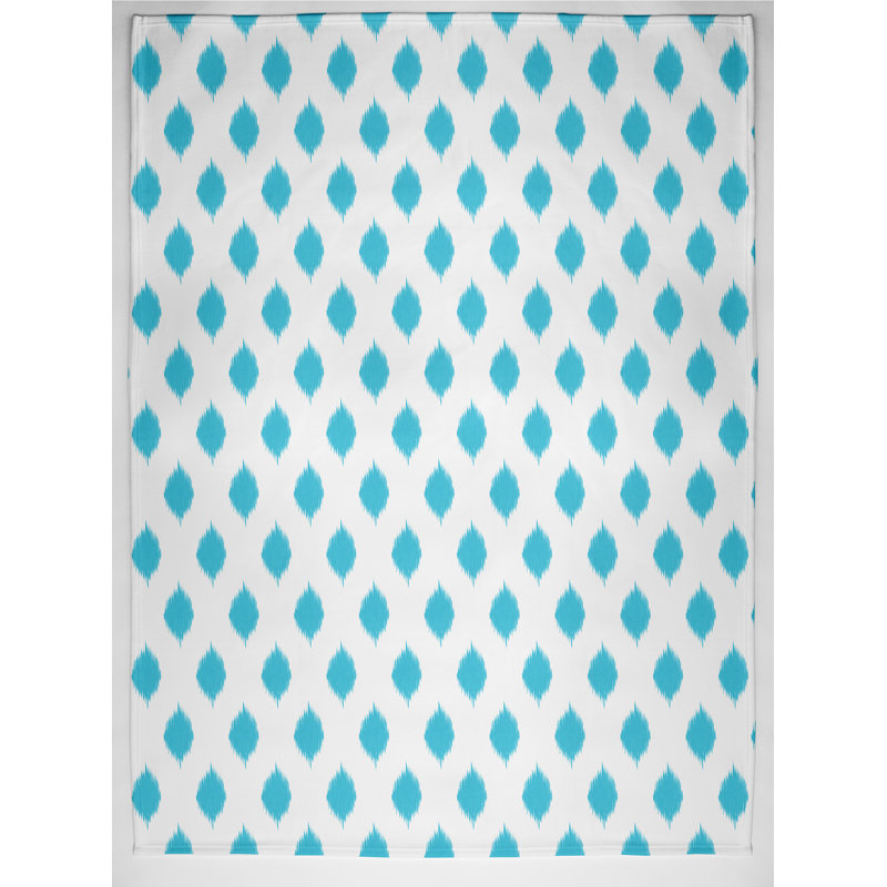Elinor Plain Weave / Muslin Throw Blanket, Blue