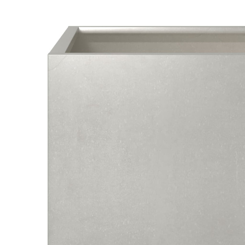Planter Box, Silver, 30cm H x 30cm W x 30cm D