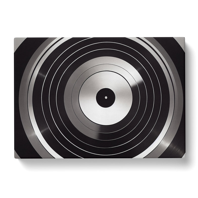 Glamorous Vinyl Record Art - Wrapped Canvas Print, 50cm H x 76cm W x 3cm D