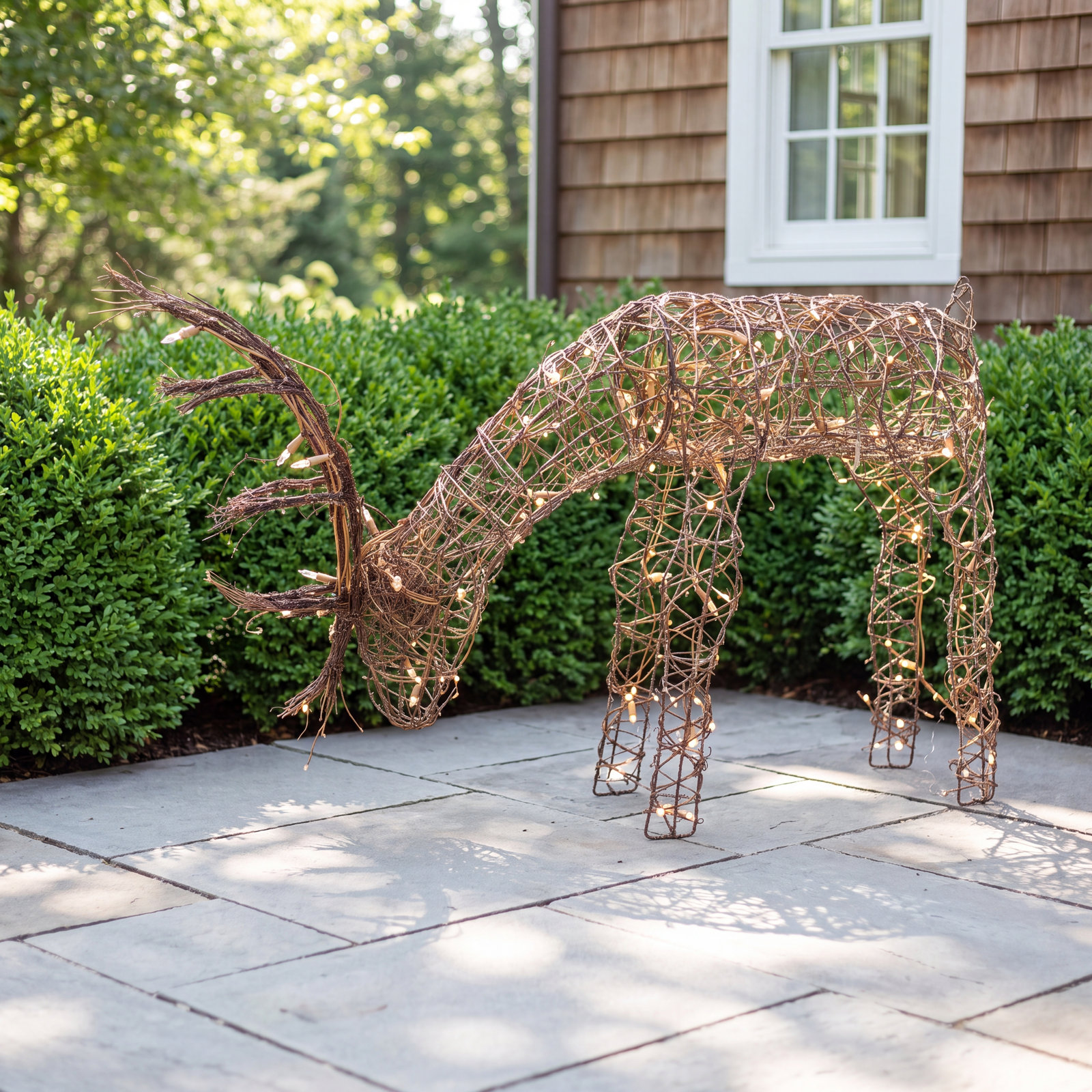 Herne Grazing Reindeer Lighted Display, Small