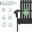 Chaise Adirondack pliante en bois massif Bennir-92464932