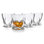 Premium Twisted Whiskey Glasses 10oz - (Set of 4)