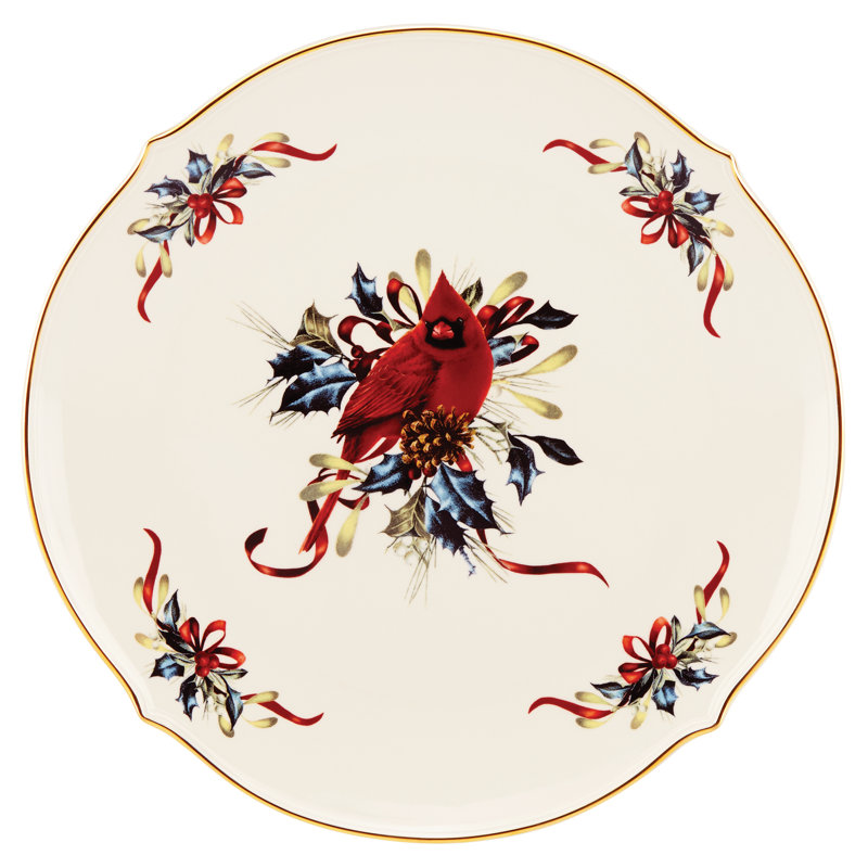 Plateau rond Lenox Winter Greetings