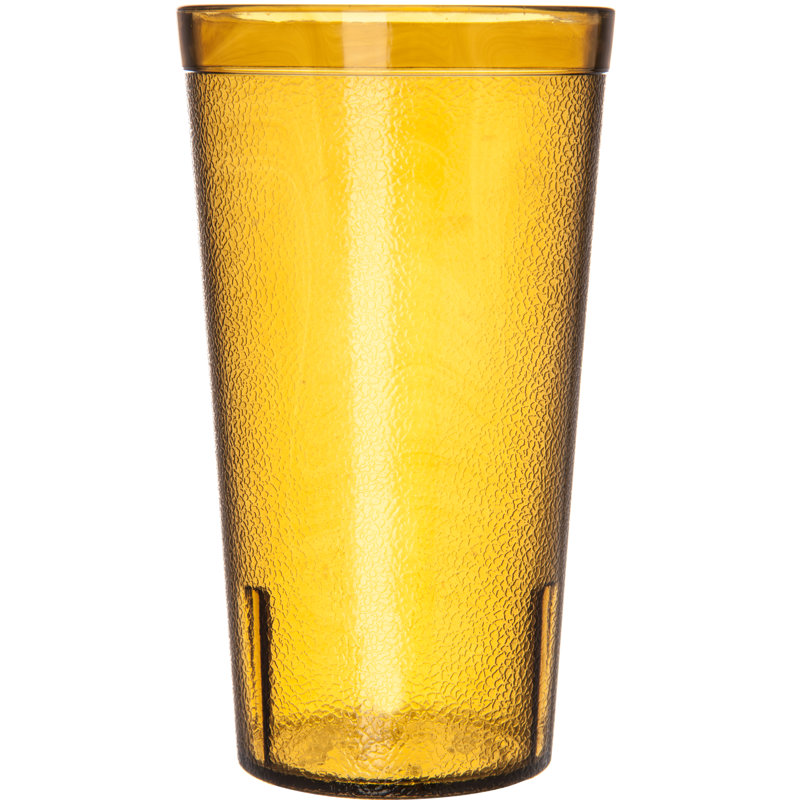 Verre à boire en plastique San Blend, 72, Ambre, 16 oz