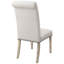 Chaises de salle à manger rembourrées Rustic Beige (2) - Ajoute du charme à la pièce 2 pièces, dossier uni