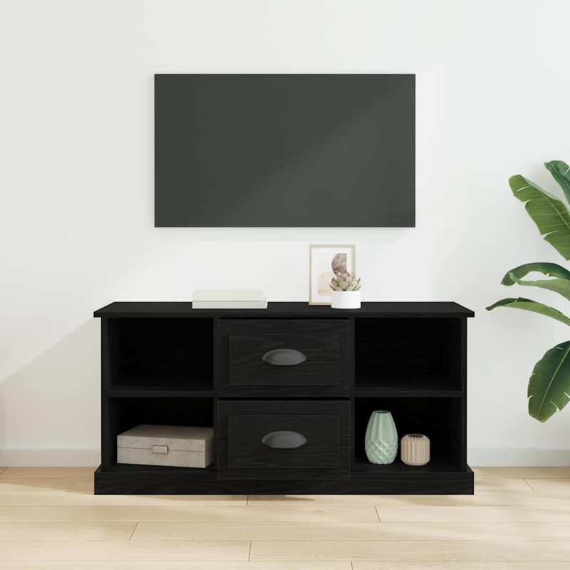 TV Stand for TVs up to 43", Black Oak