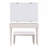 Modern Makeup Table Set with Stool