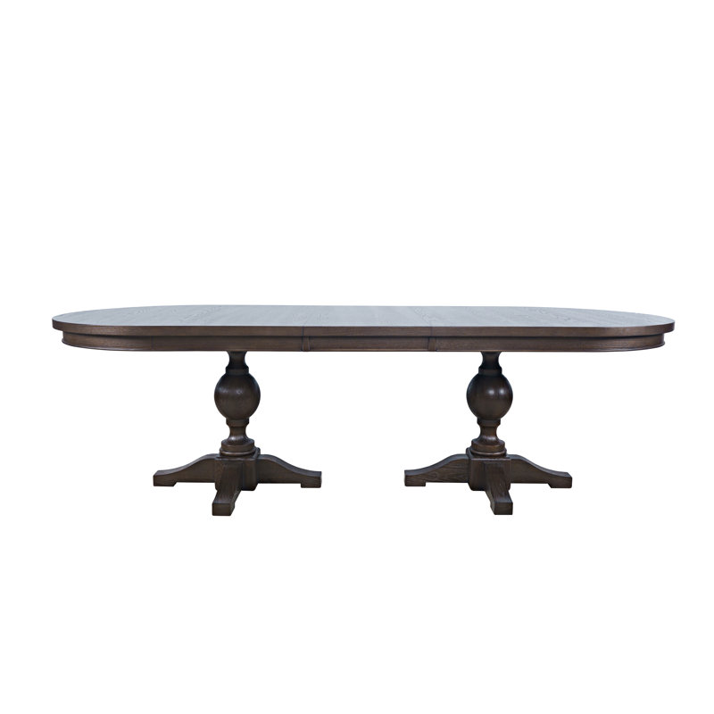 Table de salle à manger Lang Modern, Marron foncé